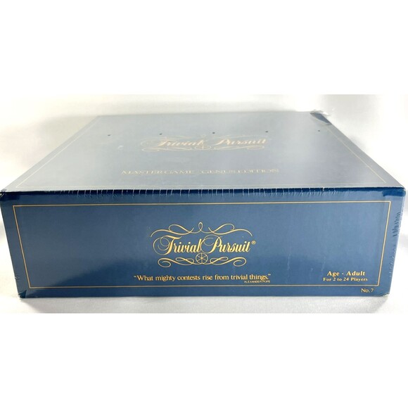 1981 Original Trivial Pursuit Master Factory Sealed Game Genus Edition NEW No. 7 - Picture 5 of 8
